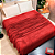 Cobertor Manta Casal Luster 2,00x1,80 Canelada Macio Vermelho - Imagem 1