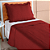 Cobre Leito Colcha Mosaico Vermelho 2 Peças Micro Percal 150 Fios Matelado Solteiro 1,60 x 2,40 Metros - Imagem 1