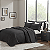 Cobre Leito Colcha Mosaico Cinza 3 Peças Micro Percal 150 Fios Matelado King 2,60 x 2,80 Metros - Imagem 1