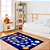 Tapete Infantil de Atividades para Quarto 100cm x 140cm Antiderrapante Espaço - Imagem 1
