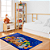 Tapete Infantil de Atividades para Quarto 100cm x 140cm Antiderrapante Zoo - Imagem 1