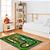 Tapete Infantil de Atividades para Quarto 100cm x 140cm Antiderrapante Corrida - Imagem 1