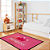 Tapete Infantil de Atividades para Quarto 100cm x 140cm Antiderrapante Princesa - Imagem 1