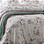 Jogo de Cama Lençol Queen Percal 200 Fios Estampado Floral Rosa  Microtec 04 Peças Toque Macio - Imagem 2