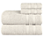 Jogo Toalhas de Banho e Rosto Comfort 100% Algodão 423g/m² Toque Suave e Absorvente Marfim - Imagem 1