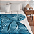 Manta Cobertor Casal Microfibra Fleece Toque Macio 180x200 Cm - Azul Petróleo - Imagem 6