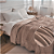 Manta Cobertor Casal Microfibra Fleece Toque Macio 180x200 Cm - Marrom - Imagem 4