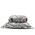 Kit Colcha Cobre Leito Boutis King 3 Peças Microfibra Estampado Floral Rosas Dupla Face - Imagem 2
