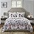 Kit Colcha Cobre Leito Casal Boutis Florata Delicada Vinho Dupla Face 2,20 X 2,40 - Imagem 1