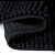 Tapete para banheiro bolinha microfibra Absorvente Preto 40 x 60 Cm - Imagem 2