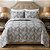 Kit Colcha Cobre Leito Atuale Boutis Estampado Dupla Face - Imagem 18