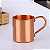 Caneca Tradicional Benefícios Do Cobre Cor Cobre Puro Sem Verniz - Imagem 1