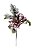 HASTE FLOR NATALINA 31CM - Imagem 1