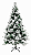 ÁRVORE DE NATAL NEVADA, PÉ DE FERRO - 180cm - Imagem 1