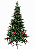 ÁRVORE DE NATAL ENFEITADA, PÉ DE FERRO - 210cm - Imagem 1