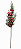 HASTE FLOR NATALINA - 66CM - Imagem 1