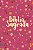 Livro Bíblia nvt letra normal - pequeno jardim (pink) - Imagem 1