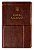 Livro Bíblia Sagrada Slim Acf - Marrom, Com Bolso - Imagem 1
