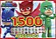 Livro PJ Masks - Prancheta para colorir com 1500 adesivos - Imagem 1