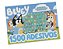 Livro Bluey Prancheta para Colorir com 1500 Adesivos - Imagem 1