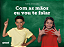 Livro Com as mãos eu vou te falar - Imagem 1