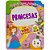 Livro Colorir com Adesivos: Princesas - Imagem 1
