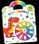Livro Cata-Vento Colorido - Dinossauros: Livro para Pintar c/ 1... - Imagem 1