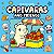 Livro Cute & Comfy Coloring Book for Adults - Capivaras and Fri... - Imagem 1