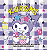Livro Kuromi cute & comfy - livro de colorir para crianças - Imagem 1