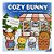 Livro Fluffy Friends - Coloring Book: Cozy Bunny - Imagem 1