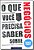 Livro O Que Você Precisa Saber Sobre Negócios - Imagem 1