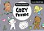 Livro Coleção Cute & Cozy - Cozy Friends - Cinza - Imagem 1