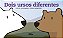 Livro Dois ursos diferentes - Imagem 1