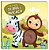 Ler e tocar: zebra e macaco - Imagem 1