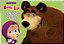 Livro Masha e o urso: prancheta para colorir - Imagem 1