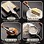 Kit Utensílios de Cozinha Inox com 12 Peças + Suporte Organizador - Imagem 3