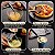 Kit Utensílios de Cozinha Inox com 12 Peças + Suporte Organizador - Imagem 2