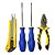 Kit 4 Ferramenta Alicate, Estilete ,chave, Philips Fenda - Imagem 1