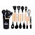 Conjunto de Utensilios de Cozinha Silicone e Cabo de Madeira 12 Peças - Imagem 3