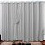 Cortina Blackout Pvc com Voil Tecido Xadrez 2,80M X 2,80 M - Imagem 4