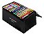 Canetinhas Coloridas Marca Texto Ponta Dupla 100 Cores - Imagem 3