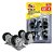 Kit 4 Rodinhas Macia Giratórias E Fixas Preto - Imagem 1