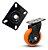 Kit 4 Rodízio Rodinhas Giratórias Reforçada 40mm - Imagem 7