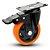 Kit 4 Rodízio Rodinhas Giratórias Reforçada 40mm - Imagem 3