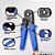 Kit Alicate Crimpar Descascador 1200 Terminais Ilhós Tubular - Imagem 10