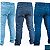 Calça jeans masculina slim elastano Lycra 100% algodão - Imagem 4