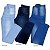 Calça jeans masculina slim elastano Lycra 100% algodão - Imagem 2