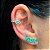 Piercing Fake Gota Fusion Prata925 - Imagem 1