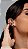 Brinco Ear Cuff Agarrado com 3 Pontas e Esferas Cravejadas - Imagem 3