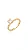 Anel Solitário 5MM com Aro Torcido - Imagem 1